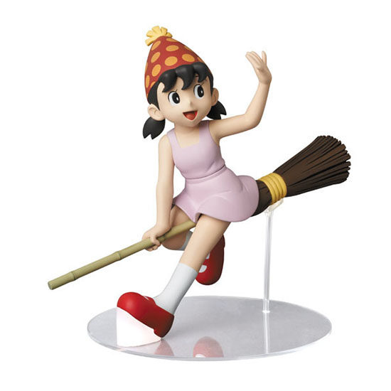 Rang日本代购MEDICOM TOY哆啦A梦女巫静香可爱卡通礼物玩偶摆件