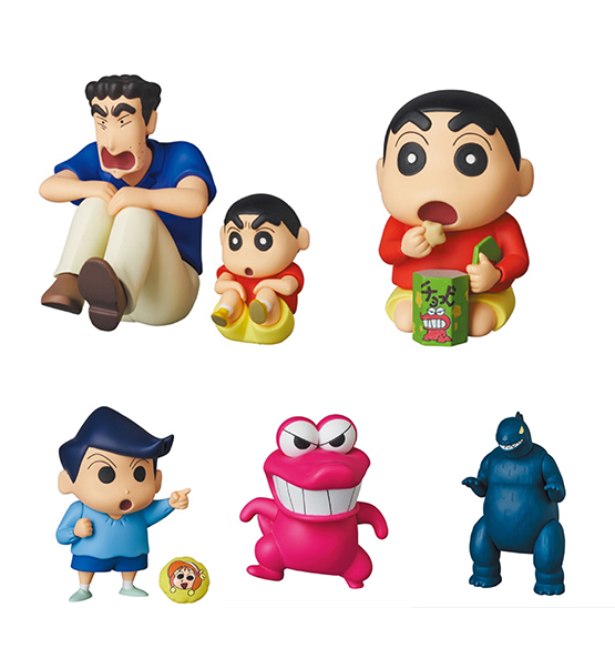 日本代购udf蜡笔小新卡通玩偶