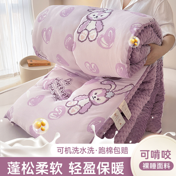 A类大豆纤维豆豆被春秋被2024新a