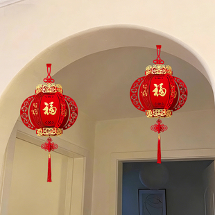 新年装饰品氛围布置2026马年喜庆挂饰过年迎新门上挂件新款福灯笼