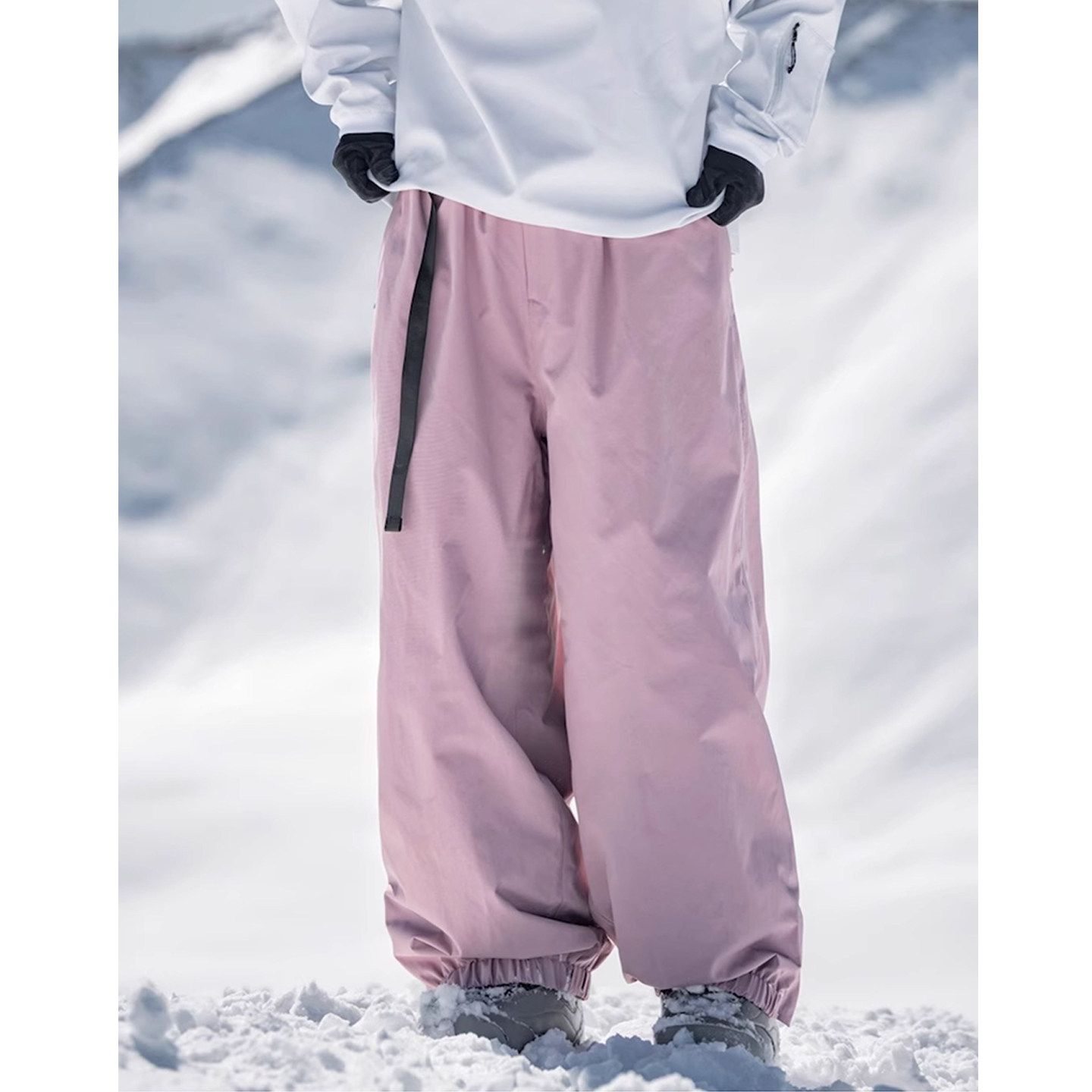 滑雪服裤子女款秋冬季加绒冲锋裤