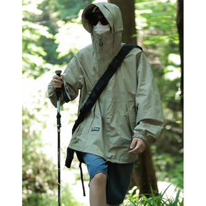 山系潮牌防晒服男女轻量化风壳外套防紫外线防晒皮肤衣情侣户外潮