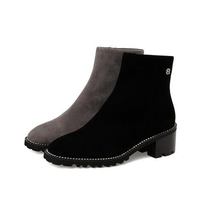 老店专柜正品女鞋冬季新款短靴