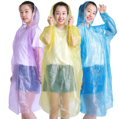 1人成人雨披加厚一次性雨衣便携