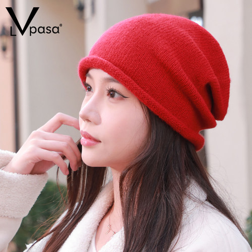 秋冬保暖防寒 羊毛护耳堆堆帽