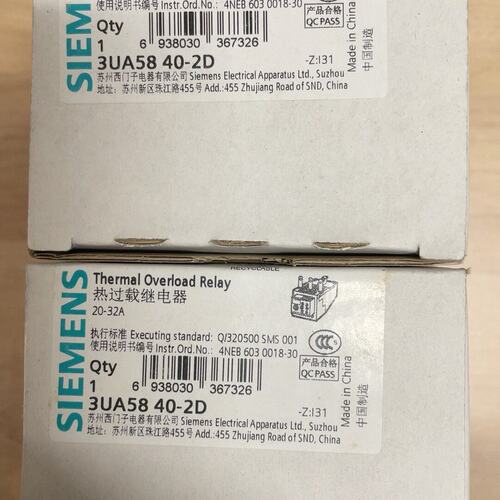 议价热过载继电器3UA5840-2D3UA5840-2B3UA5840-2C