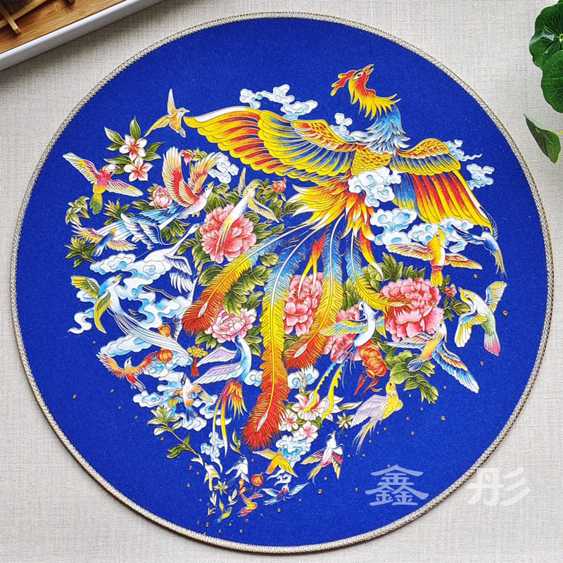 掐丝珐琅景泰蓝工艺装饰画diy金丝手工材料工具套装轻奢客厅玄关