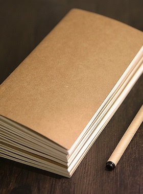 旅行本手帐本替换内芯标准款TRAVELER'S笔记本TN内页空白网格横线