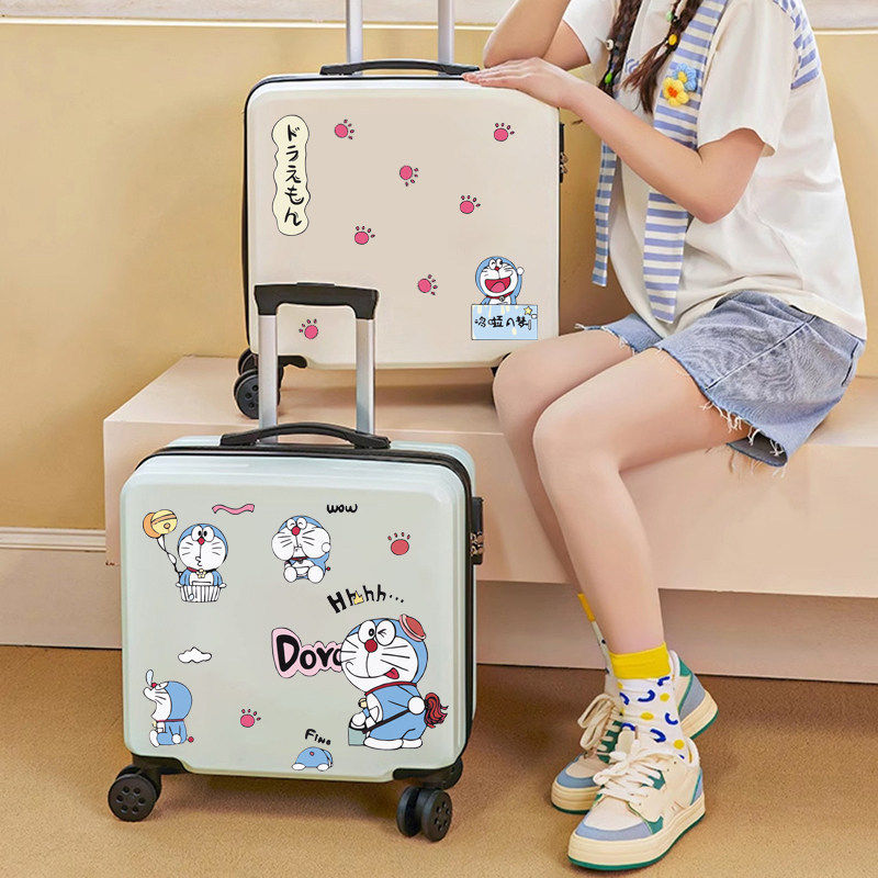 叮当猫贴纸行李箱电动汽车哆啦a梦大尺寸笔记本电脑防水ipad装饰