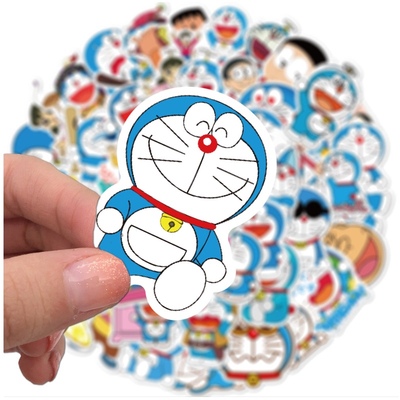 50张哆啦A梦贴纸蓝胖子叮当猫