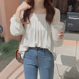 衬衫 复古长袖 女设计感小众气质别致chic上衣 早春春秋法式 2026新款