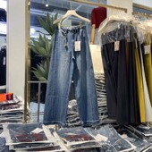 2026春季 牛仔阔腿裤 新款 A版 韩氏伊人女裤 窄版 HS9026时尚 阔腿裤