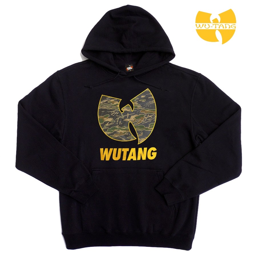 美国武当派WUTANG经典迷彩东岸老学校说唱BBOY街舞HIPHOP连帽卫衣