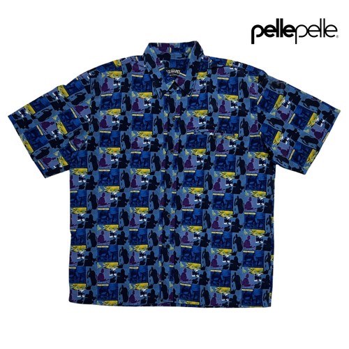 PellePelle美式复古嘻哈元素衬衫