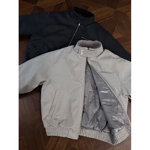 毛领座山雕哈灵顿棉服bomber情侣加厚棉衣外套男宽松棉袄Cleanfit