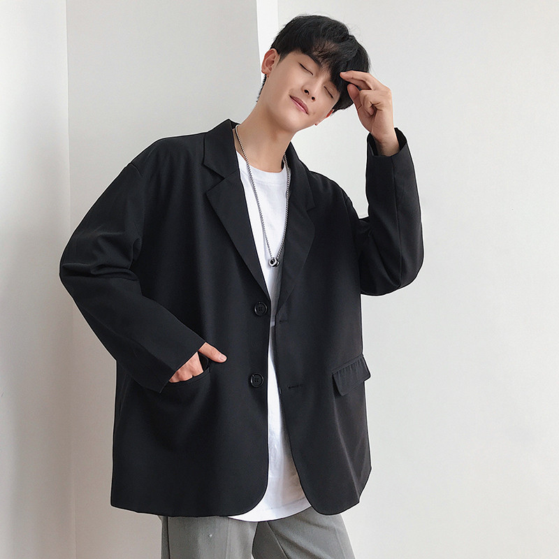 外套中性S号韩版港风小西服