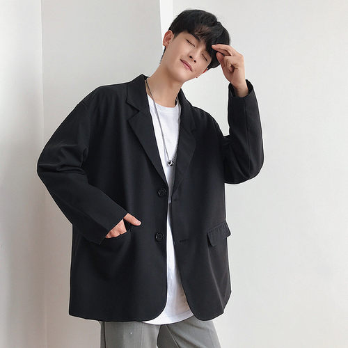 外套中性S号韩版港风小西服