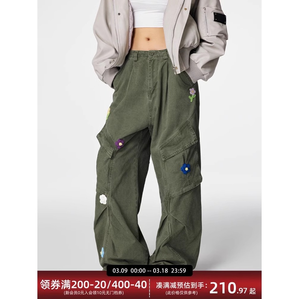 Achock ATAC美式复古工装伞兵裤