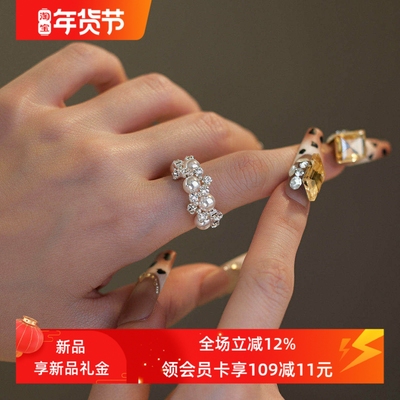 爆闪绝美原创猫爪高级感戒指