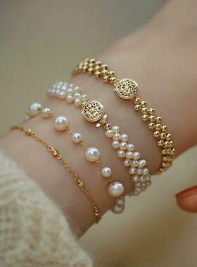 淡水珍珠手链2024年新款