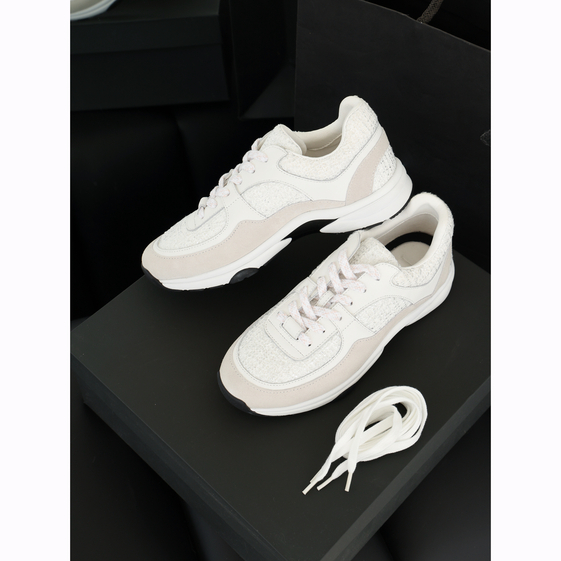 彭姐小香风厚底增高休闲运动鞋