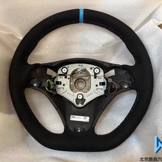 BMW宝马原厂 M3E90E92E93 M-PERFORMANCE麂皮翻毛皮赛车方向盘