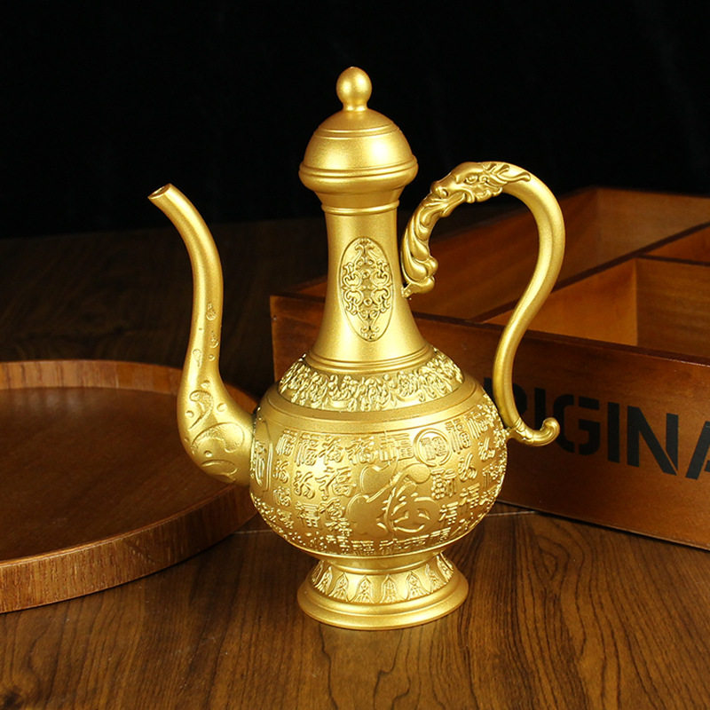 纯铜餐厅酒壶大小铜器