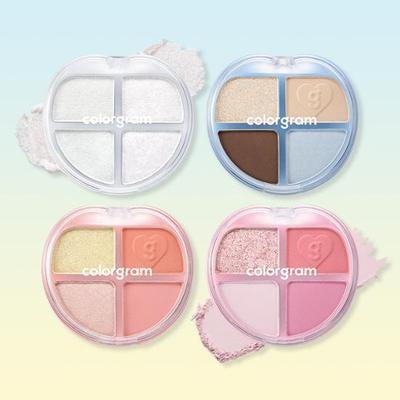 植物染料4色眼影盘韩国直邮