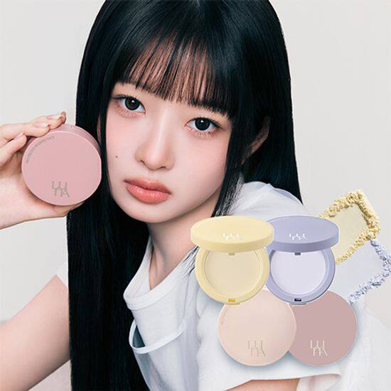 韩国直邮luna柔焦粉饼6月新品持久控油定妆遮瑕提亮肤色修饰肤色