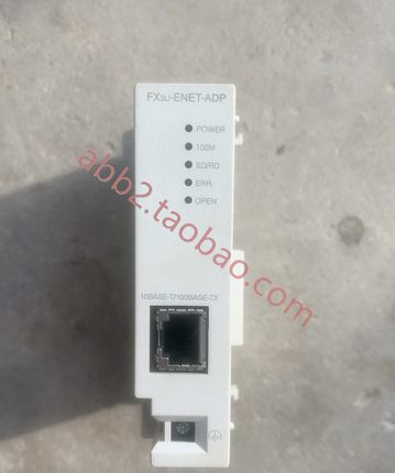 Mitsubishi三菱PLC以太网通讯模块 FX3U-E NET-ADP只一个全新未使