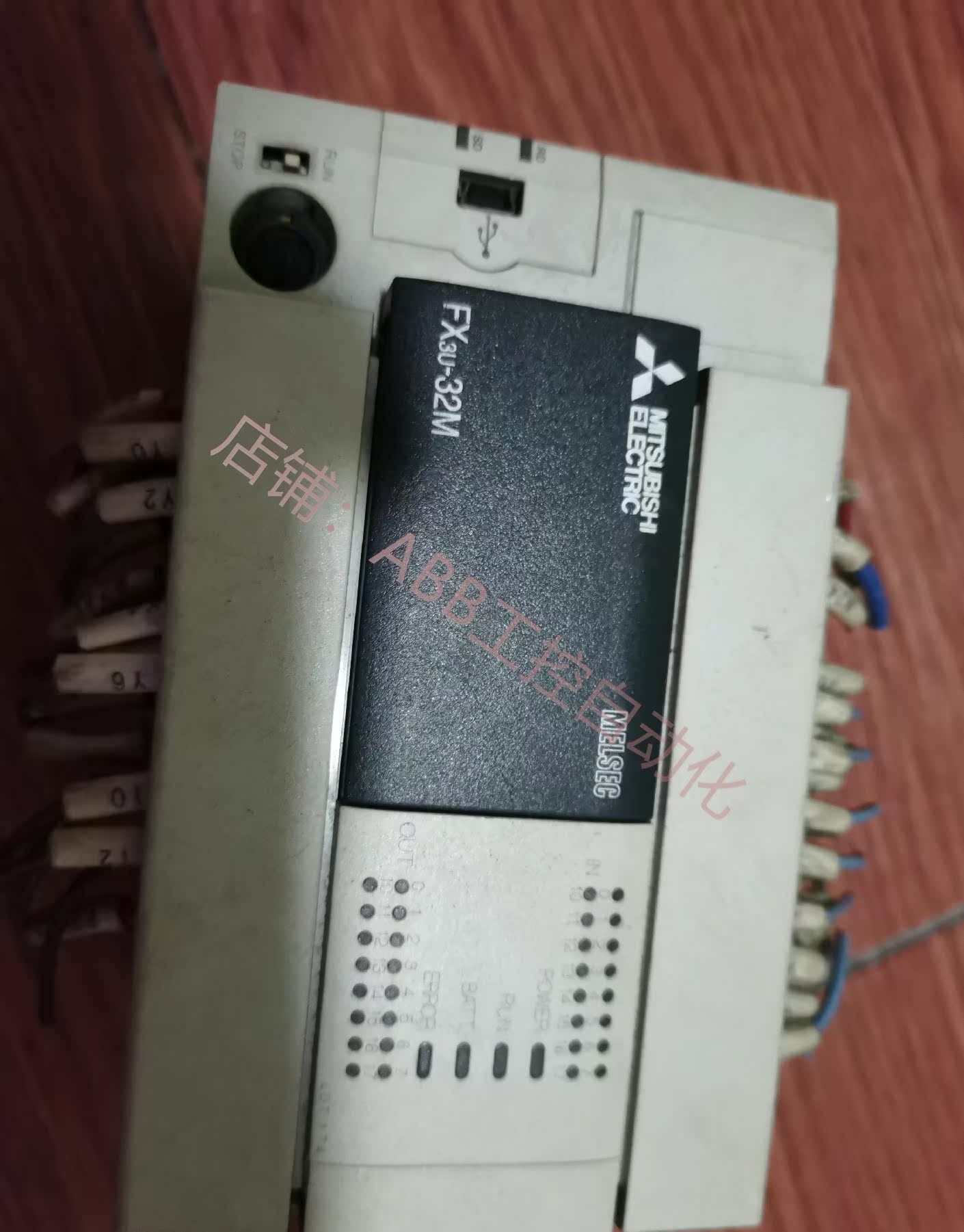 三菱plc fx3u-32mr-es-a拆机件可