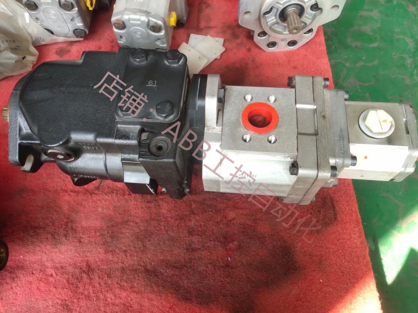 萨澳sauer丹佛斯danfoss齿轮泵双连泵snw3nn 033ln07sl snp2nn014