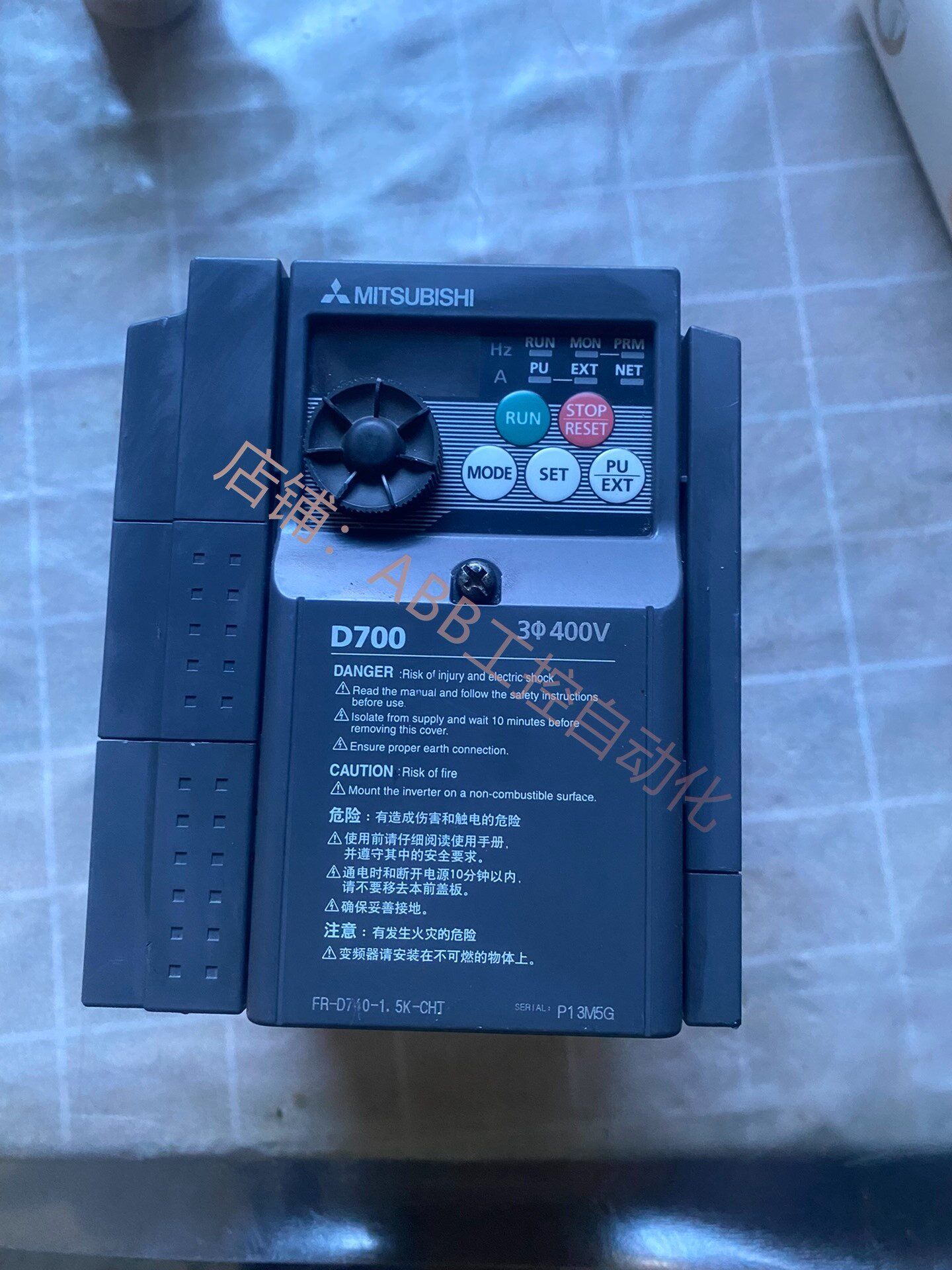 三菱变频器 fr-d740-15k   年份21年