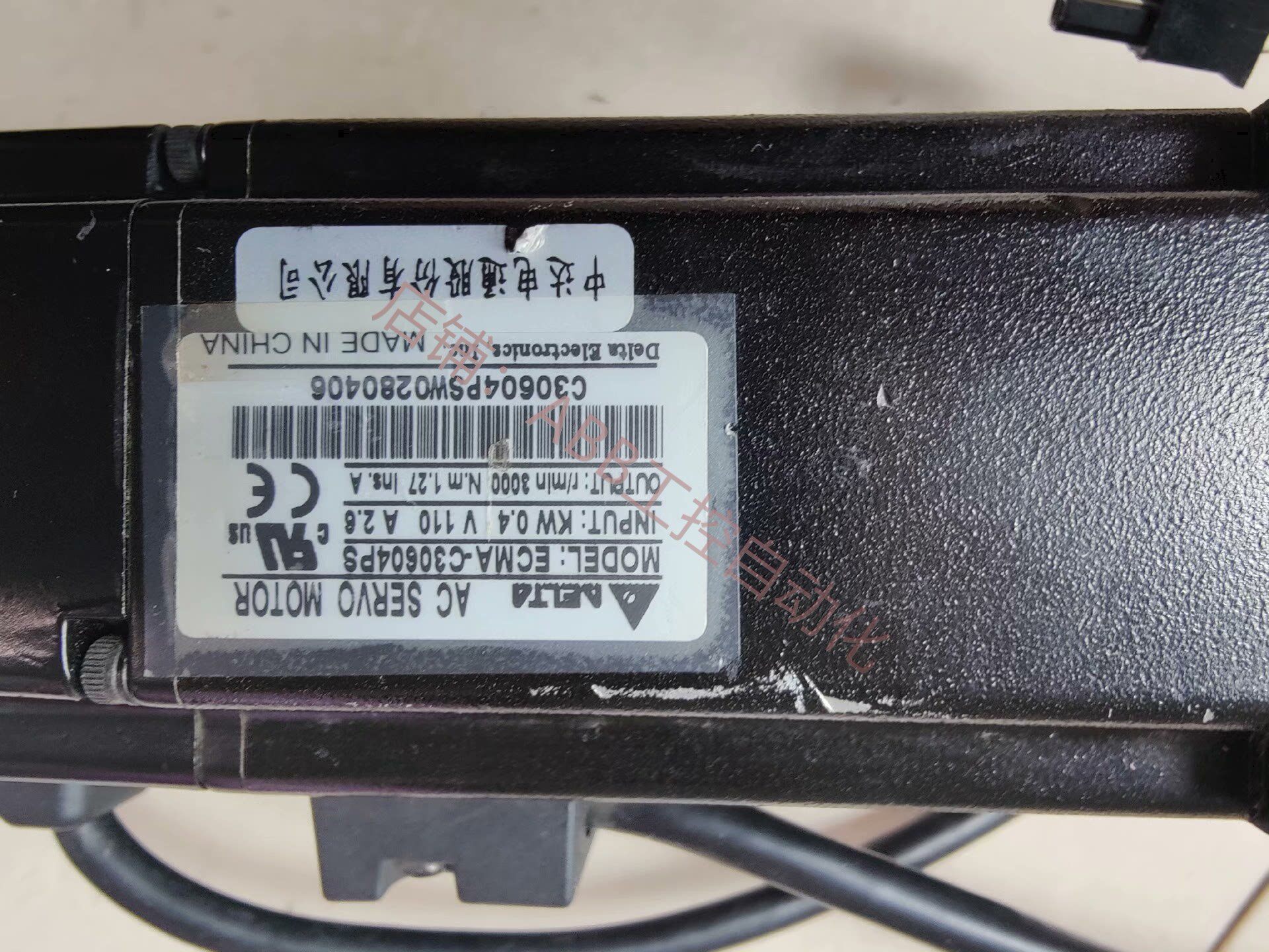 中达电通delta台达04kw伺服电机ecma-c3060 4ps