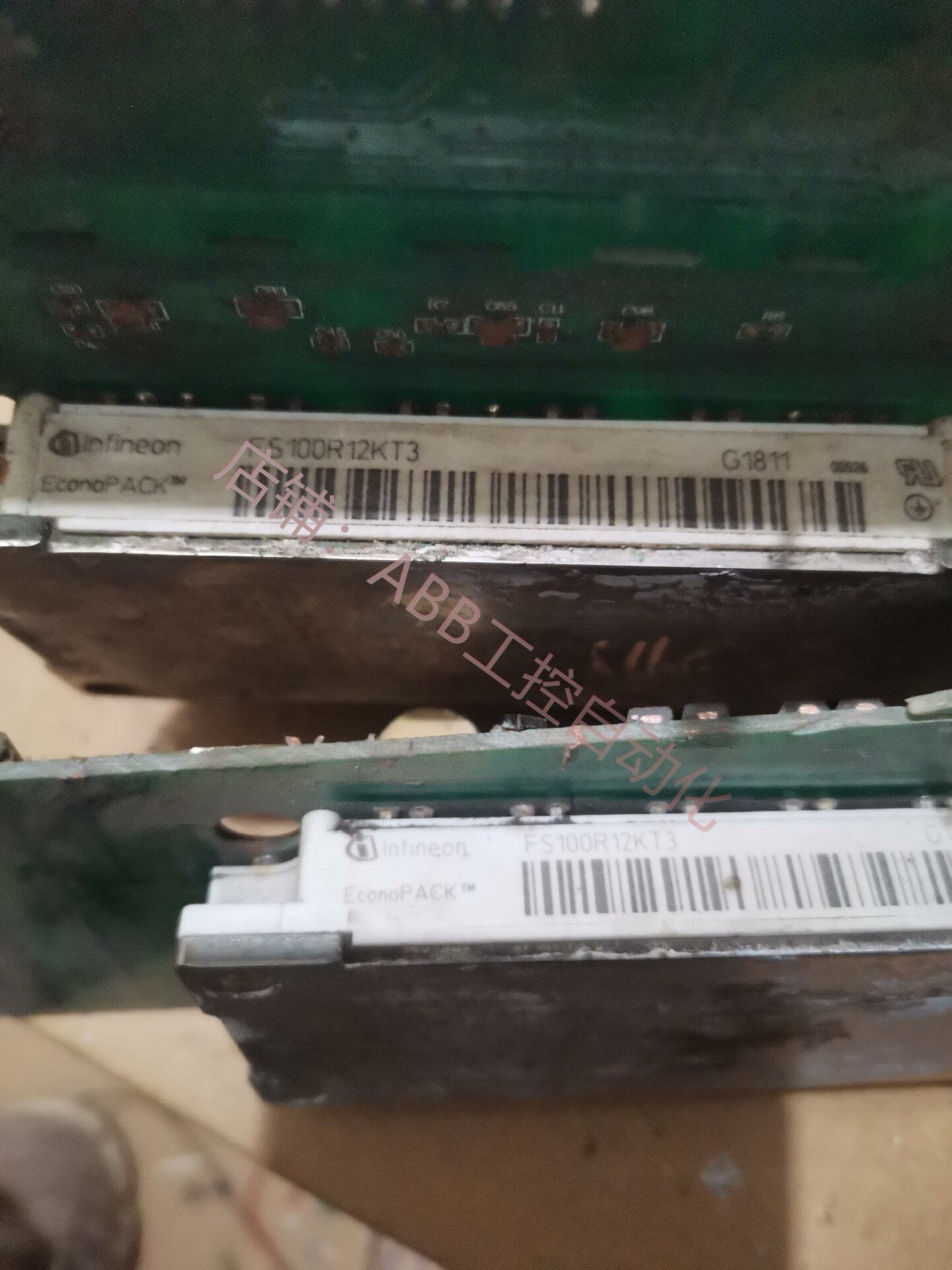 英飞凌模块fs100r12kt3两个
