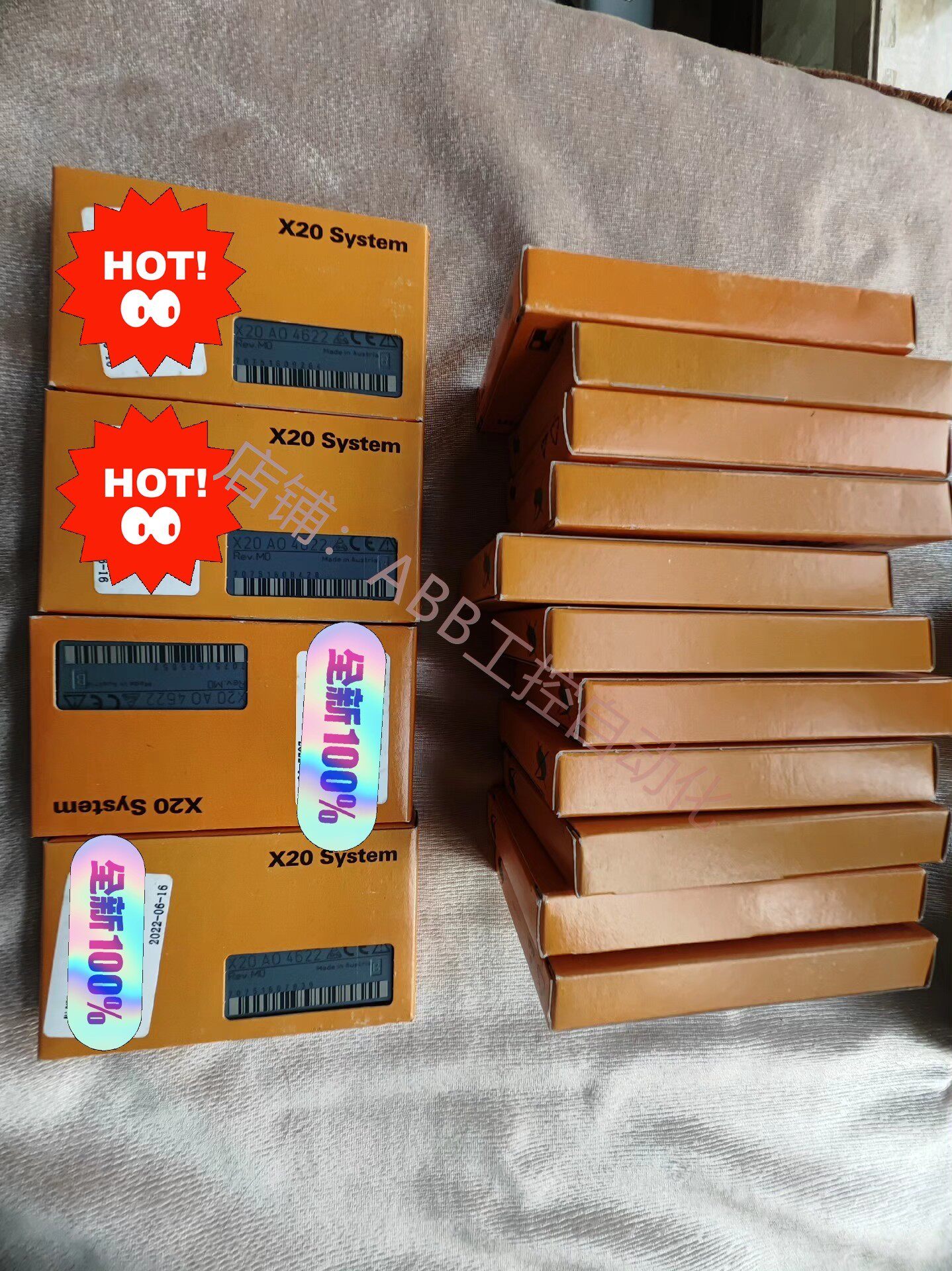 全新贝加莱b&r模块x20ao4622产品在保全新