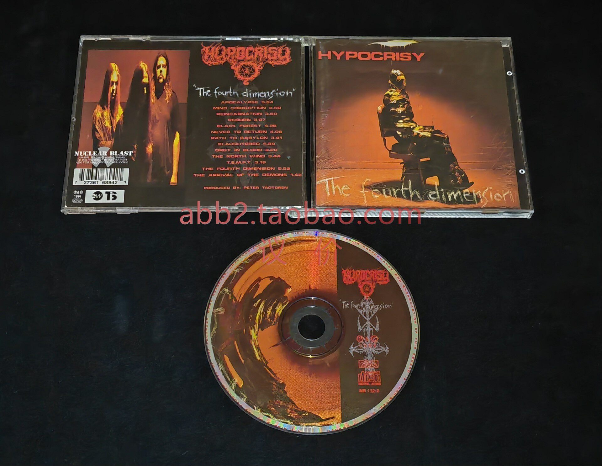 hypocrisy – the fourth dimensi on 瑞典经典死亡金属伪善94年