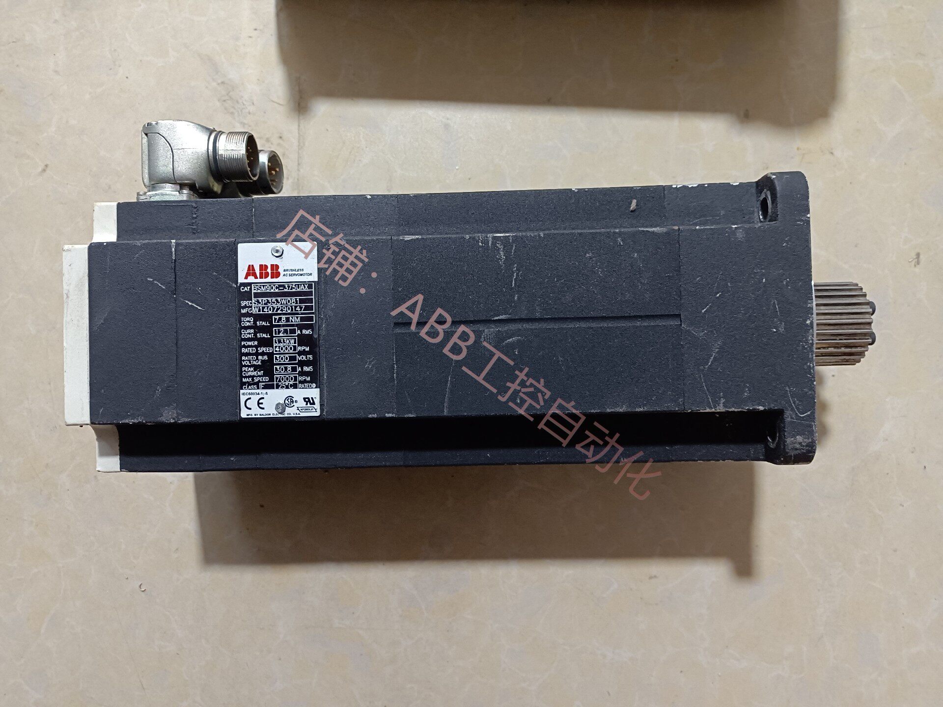 abb机器人焊钳电机bsm90c-375uax