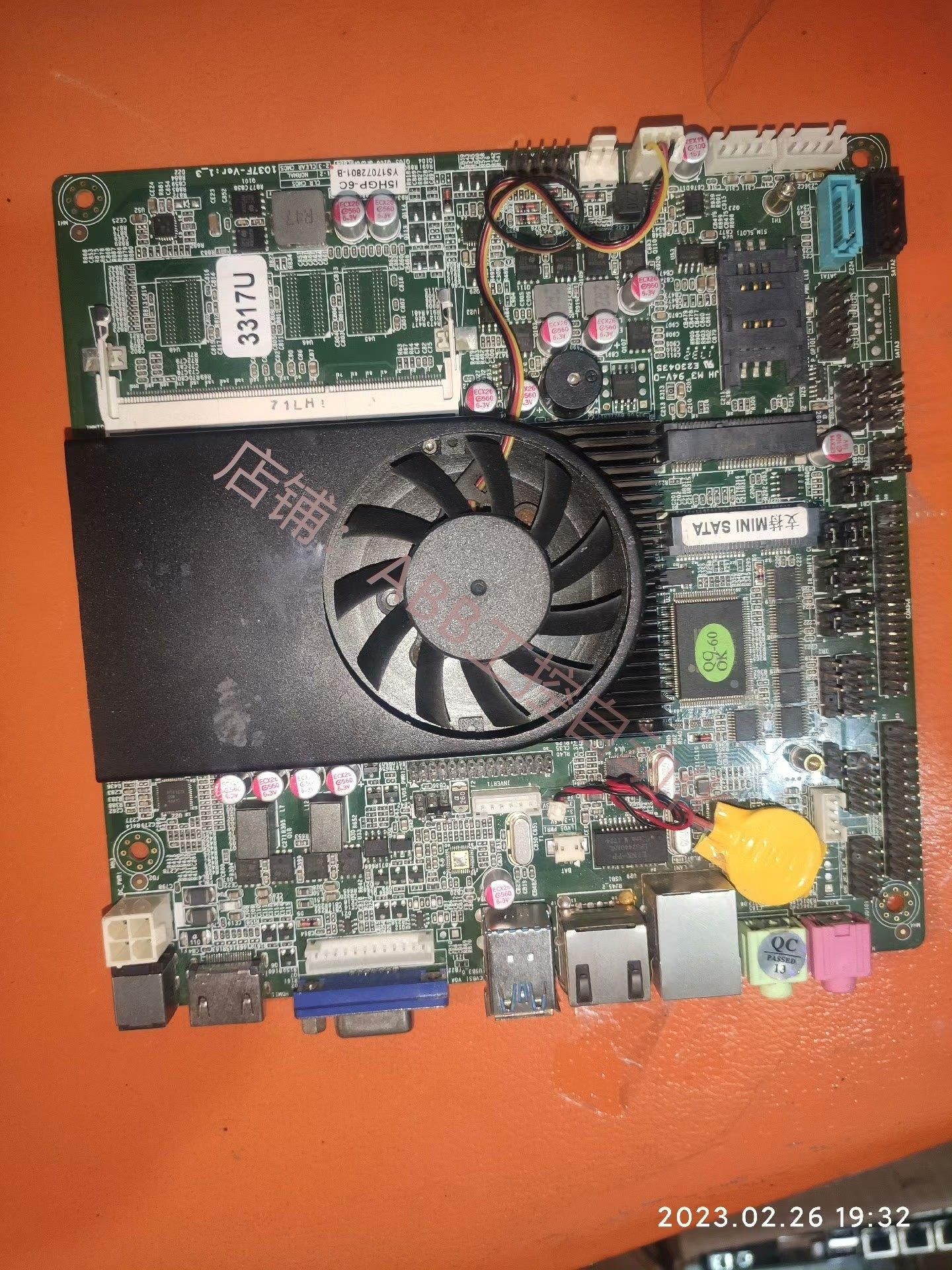 研盛i5-3317u工控主板itx主板双千兆网口