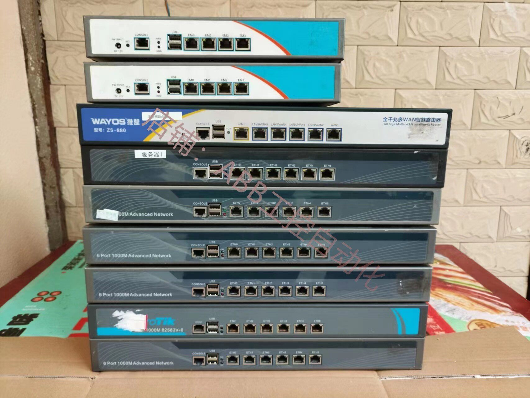 工控机6千兆网口软路由 525爱快软路由