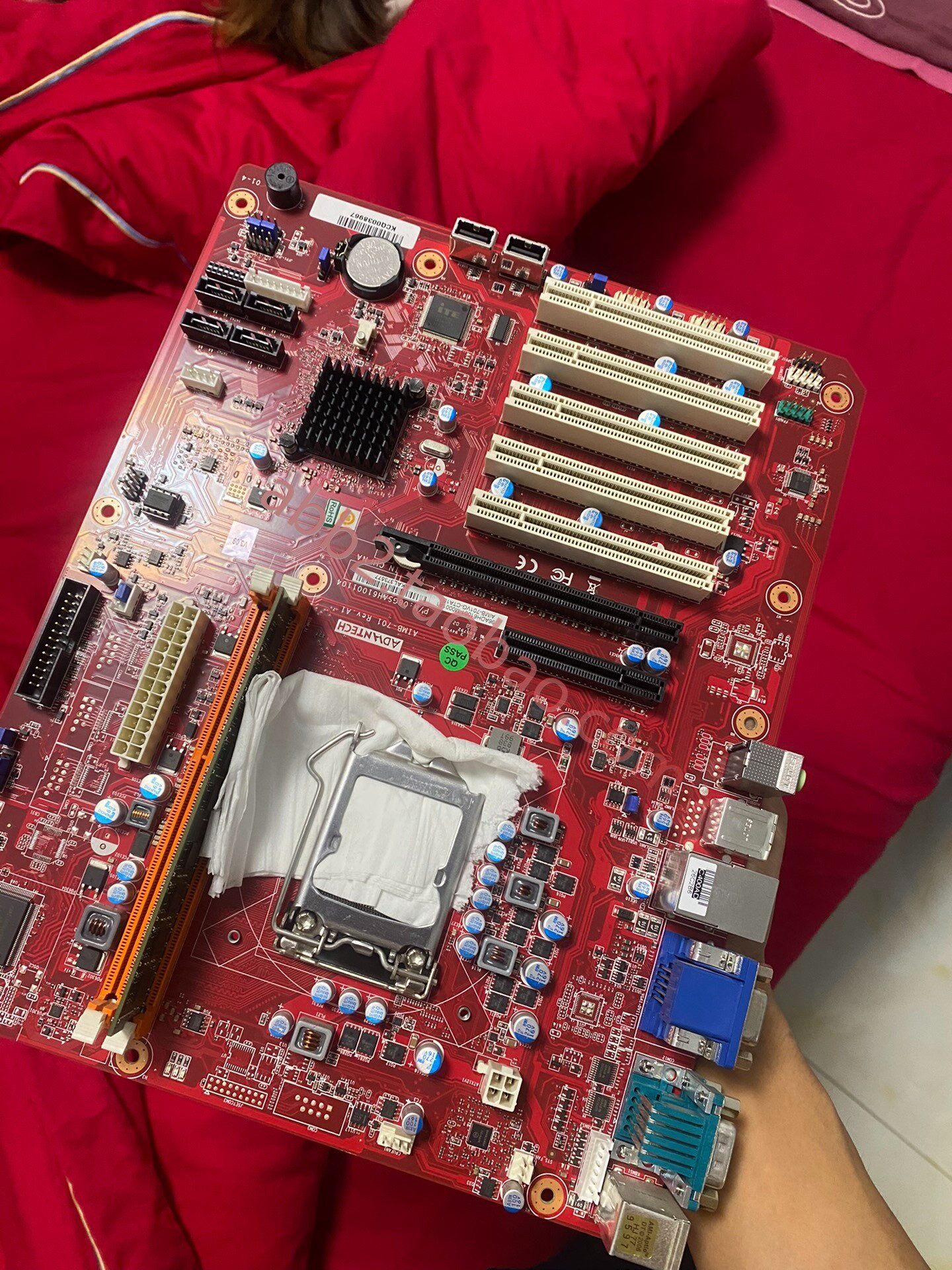 研华 aimb-701vg  aimb-701g2 工业主板 工控主板   挡板