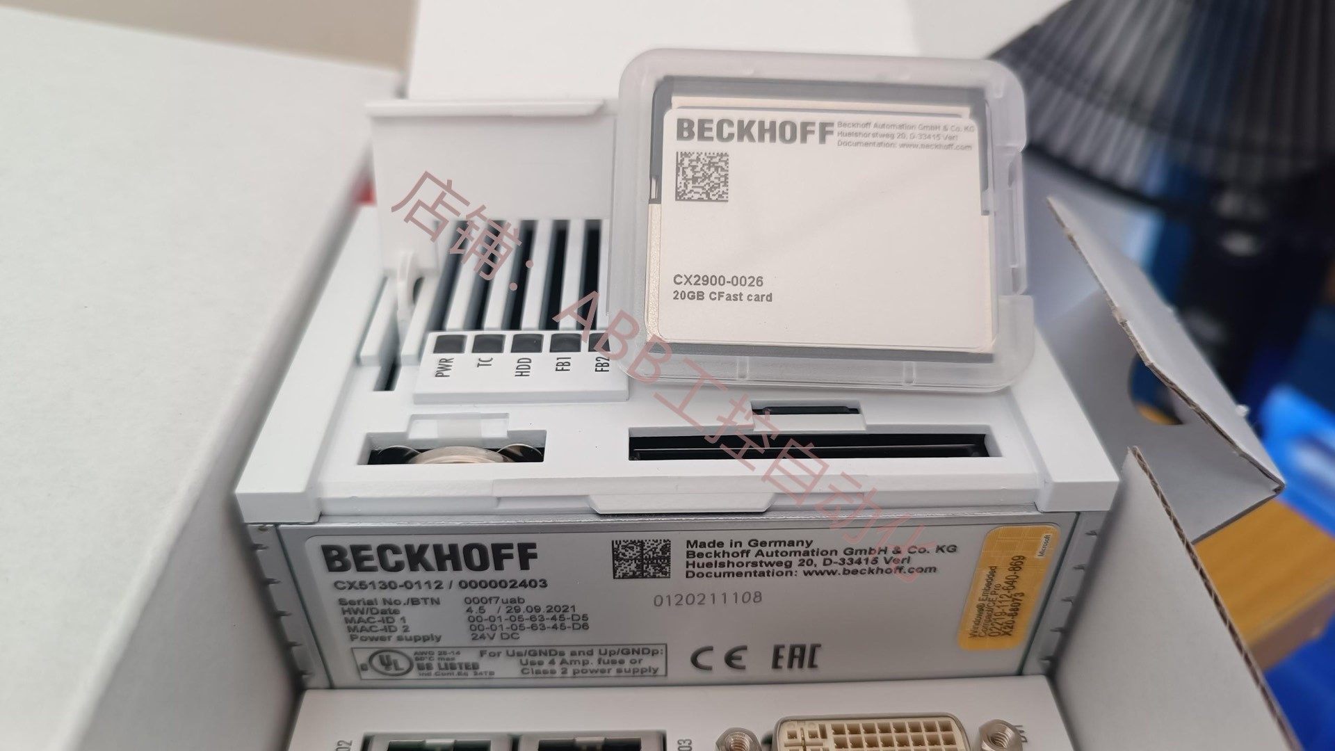 倍福plc|cx5130-0112(含20g内存卡) 全新