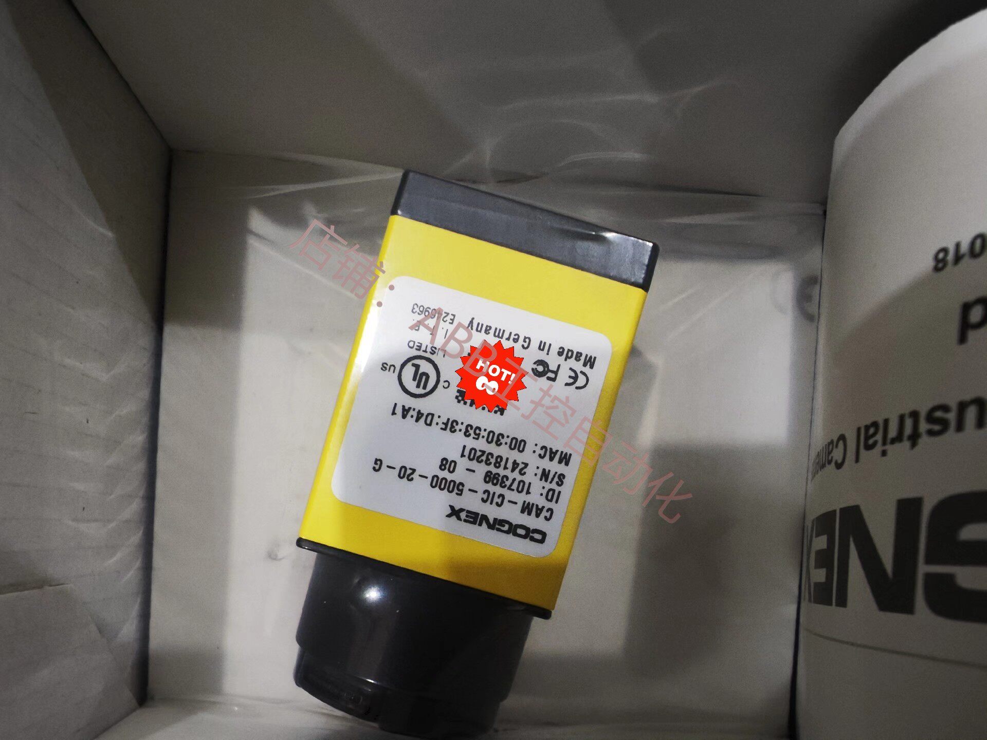 康耐视cognex工业相机cam-cic-5000-20-g 500万全局相机全新带年