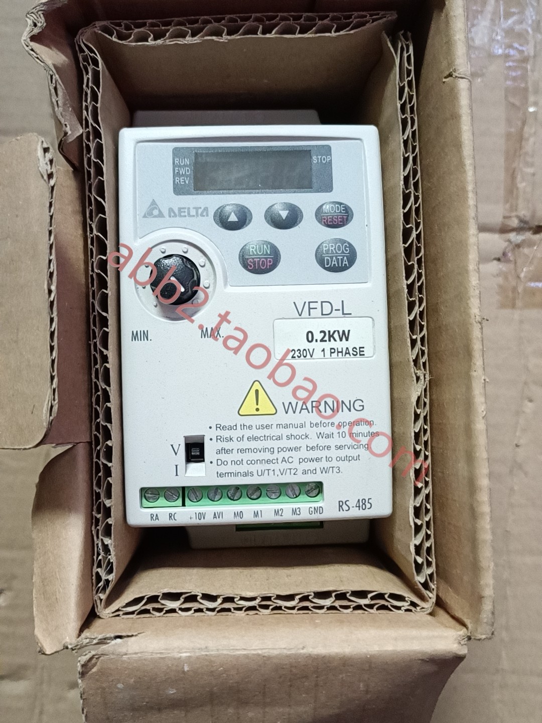 全新台达VFD-L 02KW变频器 VFD002L21A 装过机