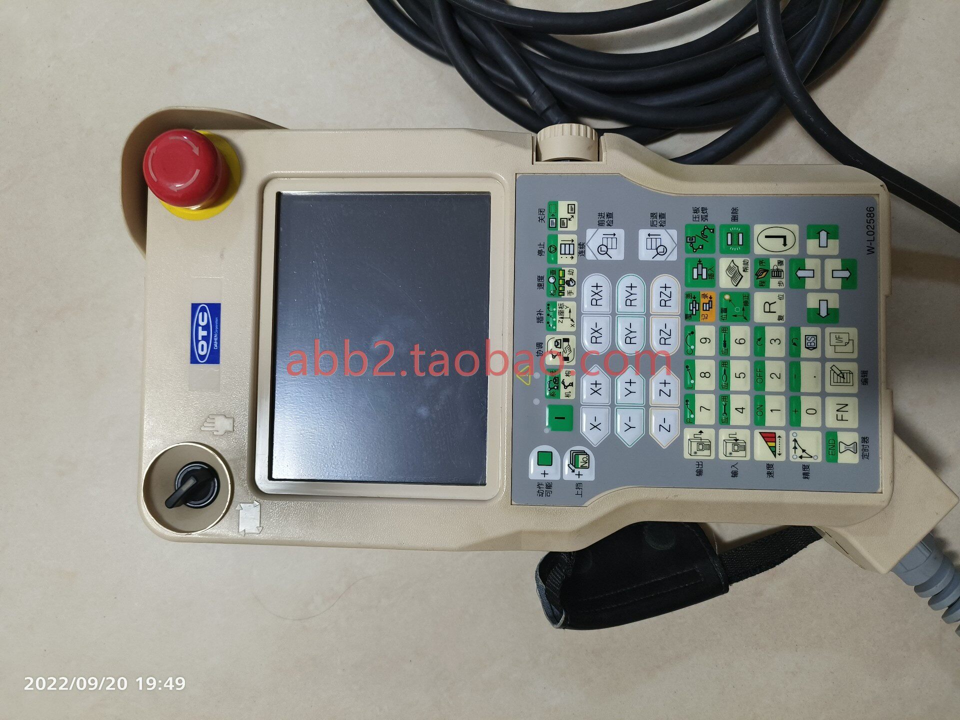 那智 otcnachiotccfd/fd11系列通用 otc机器人示教器型号fdtpdsjn