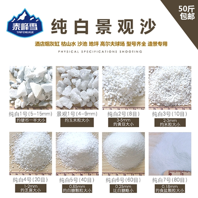 白石子庭院景观装饰白色小石头