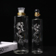 新款 500ml玻璃直管龙白酒瓶泡酒瓶1.2.3斤酿酒瓶高硼硅工艺品瓶子