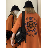 夏季2023新款芒星宽松短袖T恤潮男女中性半袖体恤衫C307-T93-P38，男装T恤，电商C307