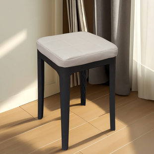 软包凳子家用结实耐用轻奢高级感堆叠橙子家具坐凳叠放独凳待客备