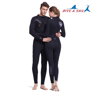 代夫3MM连体保暖潜水服 加厚橡胶 防寒胶衣冬泳泳衣4131